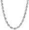 Old English Jewellers Sterling Silver 20 inch Rope Chain Necklace - 5mm Width - Men's or Ladies