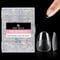 UNA GELLA Capsule Américaine Ongle Amande Ultra Court, 504 Pièces 12 Tailles, Formes Préfabriquées pour Couverture Totale des Ongles Acryliques, Faux Ongles Autocollants et Art Ongulaire