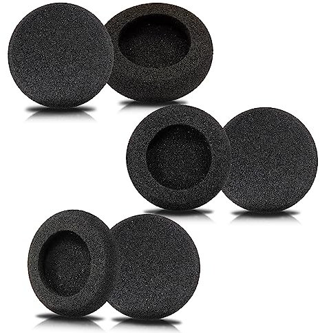 Ear Cushions for Plantronics Headset, Headphone Covers Foam Replacement Ear Pads for Plantronics Blackwire 3210 3220 3320 C3225 HW261N HW510 HW520 Jabra PRO 920 930 9450 Biz 2300 2400 (6 Pack)