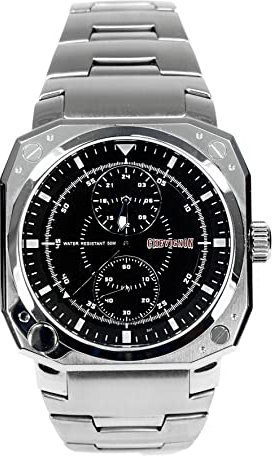 Chevignon Unisex Analog Automatik Uhr mit Edelstahl Armband 92-0008-501