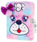 WERNNSAI Plush Dog Diary with Lock and Keys - Girls Journal with Lock Diary for Girls Kids Gift for Birthday Christmas School A5 Kids Journal Secret Diary Writing Drawing Notepad
