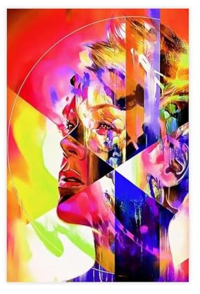 P!nk Hurts 2B Menschliches Albumcover Leinwand Poster Schlafzimmer Dekor Sport Landschaft Büro Zimmer Dekor Geschenk Unrahmen-Stil 20 x 30 cm