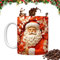Eteslot Weihnachts Tassen - Weihnachtsbecher - Weihnachts Geschirr - Weihnachtstisch Deko - Weihnachtsmann-Tasse, Kaffeetasse, Weihnachtstrinkbecher