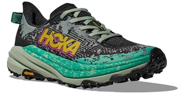 HOKA ONE ONE W Speedgoat 6 Black/Aloe Vera - 10,5