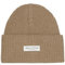 Marc O'Polo Damen Strickmütze aus Bio-Baumwolle Beanie, Beige (Shaded Brown Melange), One Size