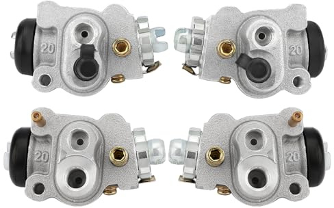 Cilindros de freno delanteros de rueda izquierda y derecha (juego de 4) para Honda TRX350 Fourtrax Rancher 350 2000-2003 TRX300FW Fourtrax 300 4X4 1988 1990-2000