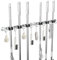 3-H Colgador Escobas Magnético 36cm 2 Piezas, Soporte Escobas Pared SUS304 Acero Inoxidable 20KG Carga Colgador Escobas y Fregonas Sin Perforar para Restaurante, Cocina, Baño, Garaje con Tornillos