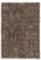 Carpido Hochwertiger Teppich für Wohnzimmer, Schlafzimmer - Hochflor Hellbraun Meliert - Flachgewebe, Einzigartig Flauschig - 67x130 cm