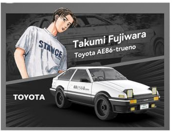 CaDA Initial D Toyota Trueno AE86 Auto - 72 Teile - Selbstbaustein Baustein Modell C55018W