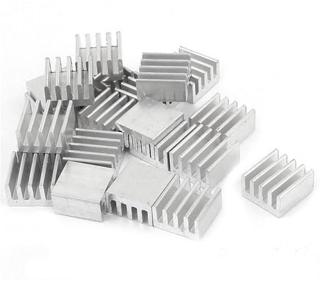 5pcs Aluminum Heat Sink Suitable for Computer Motherboard, IC Chipset, RAM, LAN Cooling(Color:W 3M9448A Tape,Size:8.8mm)