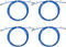 Cavo di ricambio per corda per saltare veloce, corda per saltare professionale in filo di acciaio (blu)