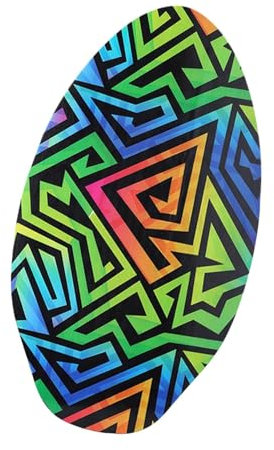 JISADER Skimboard da Spiaggia per Bambini Surf 30 Pollici Play Water Tavola Universale Tavola da Sabbia Portatile Piccola tavola da Surf Skimboard in Legno, b