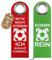 Giftota Bitte Nicht Stören Schild, mit Spruch ICH ZOCKE oder KOMM REIN, Lustig Neuheit Geschenke, Weihnachts, Geburtstag, Party (1 Stück Fußball)