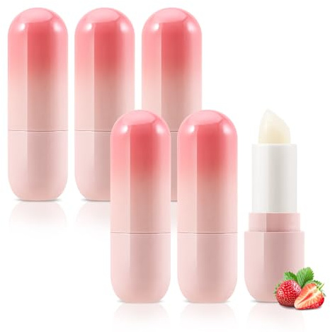Boobeen 6-teiliges Lippenbalsam-Set, Lippenbalsam-Sortiment mit Fruchtaromen, ganztägige Feuchtigkeitsversorgung, pflegt trockene und rissige Lippen, feuchtigkeitsspendend für Männer und Frauen