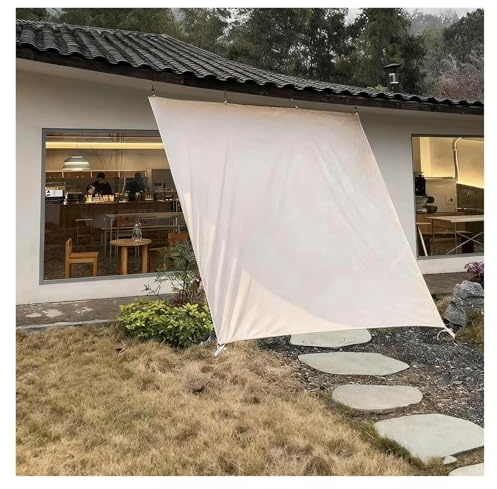 SHAARI Sonnenschutz-üBerdachungsstoff, Polyester-Material, Wasserdicht, Um Undichtigkeiten Zu Verhindern, Geeignet für Balkone, InnenhöFe (2x2m)