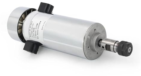 JCKJWL Kit Moteur de Broche CNC 800 W ER11 refroidi par air CC 52 mm 20000 TR/Min + régulateur de Vitesse avec Alimentation