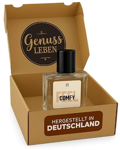 Genussleben® Duft Box Eau de Parfum FEEL Comfy Women 50ml Geschenk Damen | Verführerischer Damenduft | langanhaltende Frische | elegante Geschenkbox | ideal zum Verschenken | hochwertig