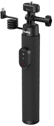 SMALLRIG Wireless Hand Grip Stabilizer für Action-Kameras, integrierter 5000mAh Akku, tragbarer Handheld-Stabilisator & Powerbank für GoPro, für Insta360, für DJI, für iPhone Vlogger - 5463