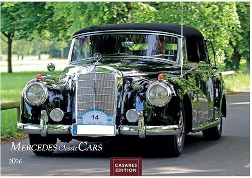 Mercedes Classic Cars Kalender 2026 – Wandkalender | Fotokalender Oldtimer 24x35cm - Mercedes Oldtimer - Eleganz & Geschichte im Kalenderformat