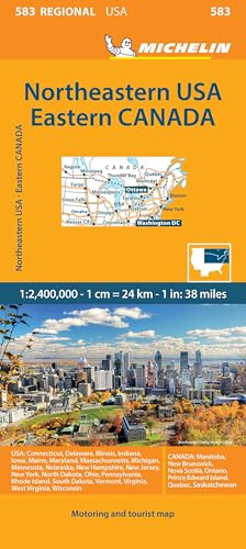 Michelin USA Nord-Ost, Kanada Ost (Michelin Regional Maps)