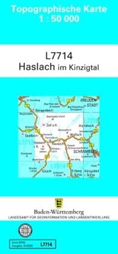 L7714 Haslach im Kinzigtal: Zivilmilitärische Ausgabe TK50 (Topographische Karte 1:50 000 (TK50))
