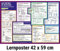 mindmemo Lernposter - Die französischen Wortarten lernen Grammatik verständlich erklärt Lernhilfe kompakt Zusammenfassung Poster DIN A2 42x59 cm ... ... DIN A2 42x59 cm PremiumEdition in Schutzröhre