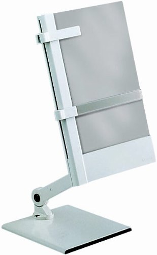 MAUL Konzepthalter mit Fußplatte und Tragarm, grau (81624)