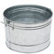 Achla Designs C-50 Galvanized Steel Round tub, Standard