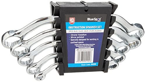 Blue Spot Tools 4102 - Juego de llaves combinadas (pack de 5)