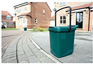 Straight 23 litre Kerbside Caddy (Green)