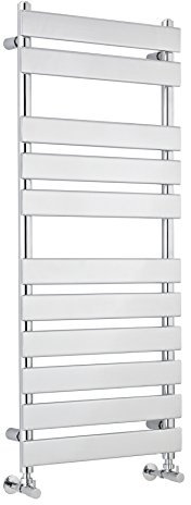 Hudson Reed Piazza HL396 Chrome Designer Radiator - (H) 1200mm x (W) 500mm