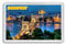 AWS Budapest Hungary Souvenir Decorative Magnet, Danube Gadget, 7.8 x 5.2 cm, Ultra Durable Rigid PVC