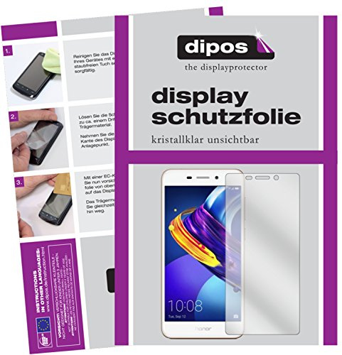 dipos 6x Clear Screen Protector for Huawei Honor 6C Pro | Ultra-Thin, HD Clear, Protection Film, Perfect Fit, Anti-Scratch, Bubble-Free, Case-Friendly, Fingerprint Compatible