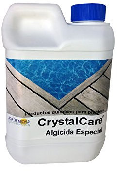 Algicida Especial CrystalCare para la prevención y eliminación de Algas. Botella antialgas 2 Lt.