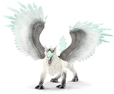 schleich ELDRADOR CREATURES | Eisgreif 70143 | ELDRADOR schleich Monster Spielfigur mit beweglichen Flügeln | coole Sammelfigur | tolles Geschenk für Mädchen und Jungen | ab 7 Jahren | 22 x 9 x 12 cm