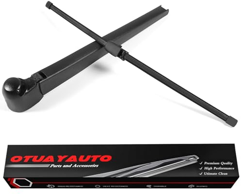 OTUAYAUTO Heckscheibenwischer kompatibel mit Caddy 04-15, T5 03-15, Scheibenwischer Hinten Wischerarm mit Wischerblätter, Länge: 410mm