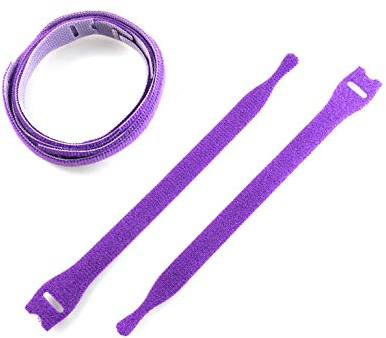 Velcro® One-Wrap® Kabelbinder, 10 Stück (20 x 200 mm, lila)