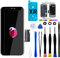 GOLDWANGWANG Display per iPhone XR Schermo, 6,1 Pollici LCD 3D Touch Screen Digitizer Parti di Ricambio con Strumenti di Riparazione e Protezione Schermo