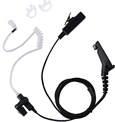 Klykon XPR7550 Eeapiece Headset kompatibel mit Motorola MTP850 MOTOTRBO XPR6550 XPR7580 XPR7380 APX6000 APX4000 XPR7350 APX7000 XPR6350 Walkie Talkie 2-Wege-Radio 2 Draht Überwachungsset