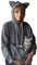 Dresswel Damen Kapuzenpullover Pulli mit Hundetasche Katzen Hund Tasche Hoodie Katze Sweatshirt Pullover mit Kapuze Katzenpulli Beutel Langarm Herbst Winter