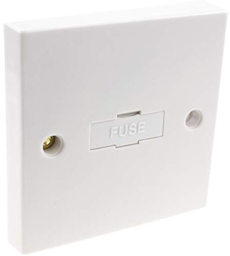 kenable Electrical Domestic UK 13A Fused Spur Unswitched in White