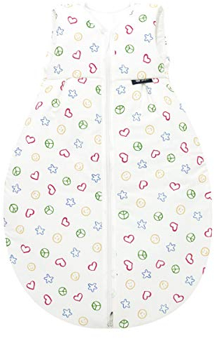 Kinderhaus Blaubär Set Alvi Schlafsack Baby Mäxchen Light & Windel I Kinder-Schlafsack ärmellos I Sommerschlafsack I Alvi Außensack
