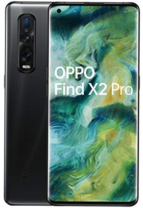 OPPO Find X2 Pro Smartphone , Display 6.7'' OLED, 3, Fotocamere,512GB NON Espandibili, RAM 12GB, Batteria 4260mAh, Single Sim, 2020 [Versione italiana], Ceramic black