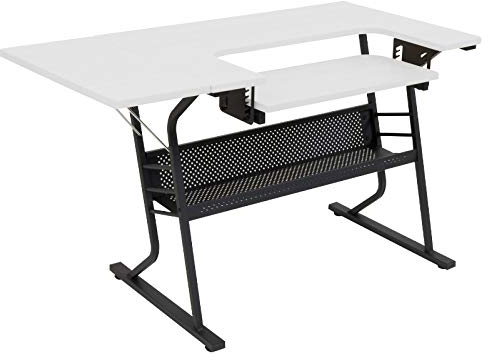 Sewing Online Hobbytisch Schwarz und Weiß