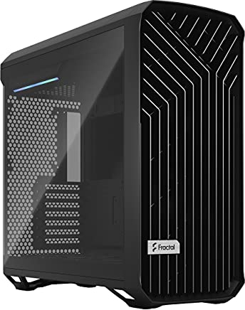 Fractal Design Torrent Black E-ATX Tempered Glass Window High-Airflow Mid Tower Computer Case
