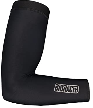 Bioracer Unisex Armstulpen Tempest | Radfahren – Schwarz – M (Oberarmumfang 30 cm) – Ideal für Ihre Frühlingsfahrten