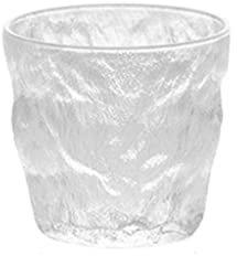 PIAOLING Chope à bière Classique Tasse de bière à Motif de Glacier de Style Japonais, Verre à Lait ménage, Verre à Eau Transparent, Verre à Boire, Mousse de bière Mignonne Coupes de bière (Color : A)