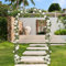 DRYEN Arco da Giardino, Ferro 190x38x200 CM/230x38x200 CM, Verde, Pergolato Semicircolare