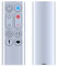 Replacement Remote Control for Dyson Pure Hot+Cool Fan Purifying Heater HP00 HP01, Part NO.967197-13 (Silver)