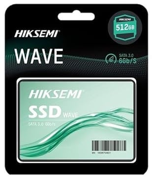 SSD HIKVISION 512GB WAVE(S) 2.5 SATA3 READ:530MB/WRITE:450 MB/S - HS-SSD-WAVE(S) 512GB